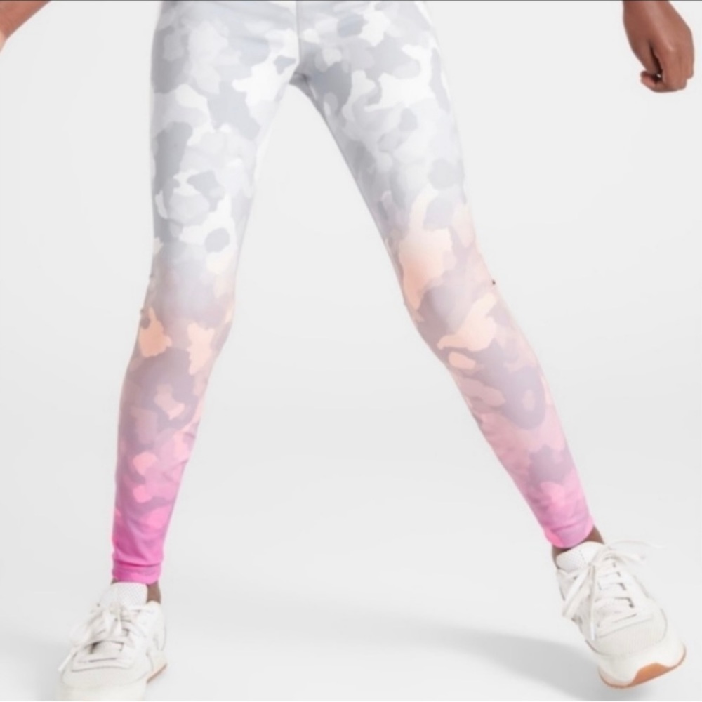 Athleta Girl Ombre Camo Tight Leggings Size XL - Picture 10 of 10